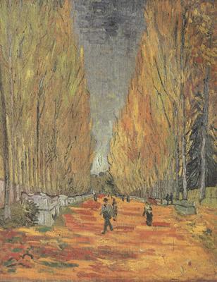 Vincent Van Gogh Les Alyscamps oil painting image